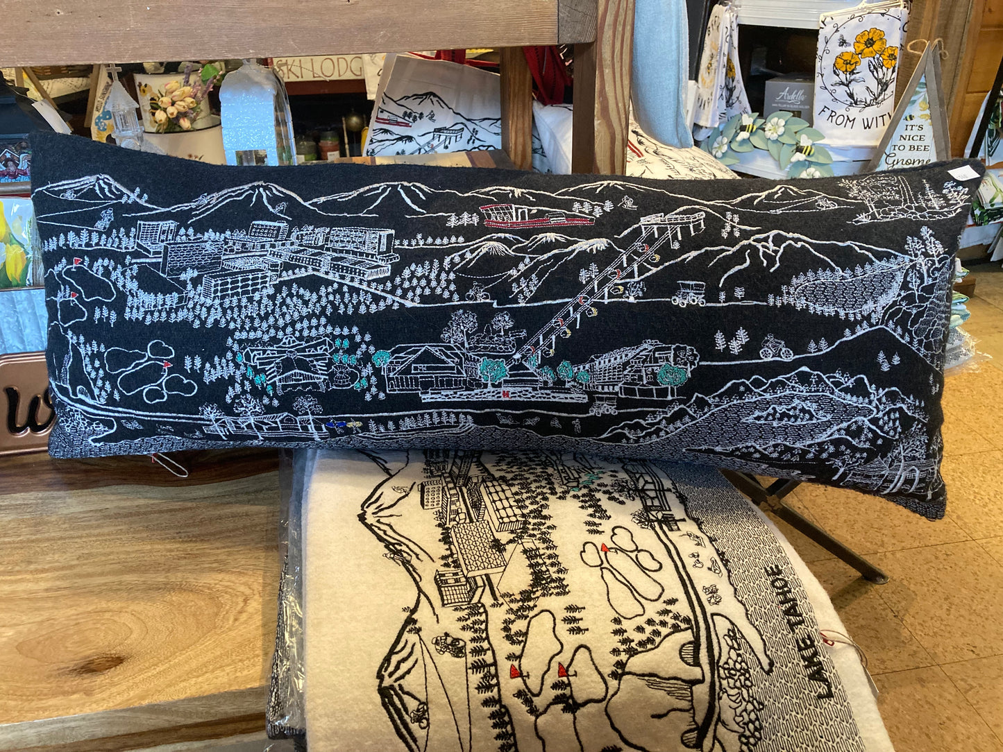 Custom Queen Size Lake Tahoe Pillow