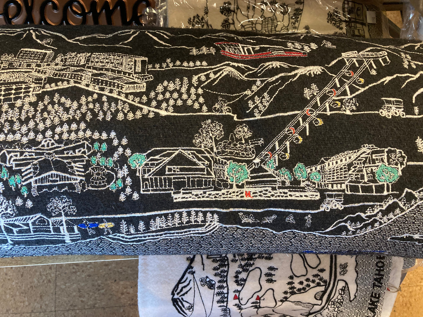 Custom Queen Size Lake Tahoe Pillow