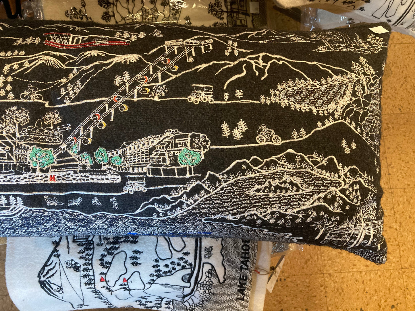 Custom Queen Size Lake Tahoe Pillow