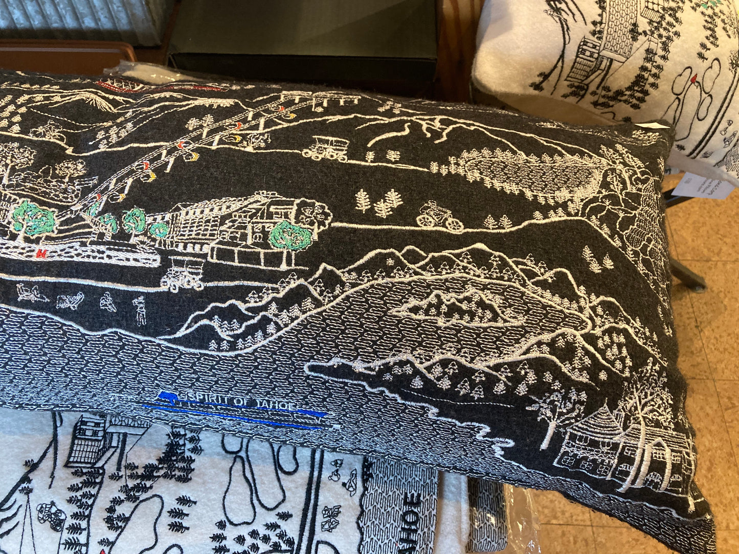 Custom Queen Size Lake Tahoe Pillow