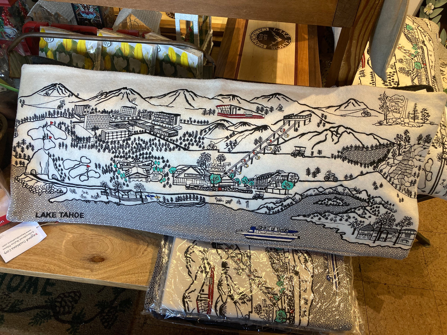 Custom Queen Size Lake Tahoe Pillow