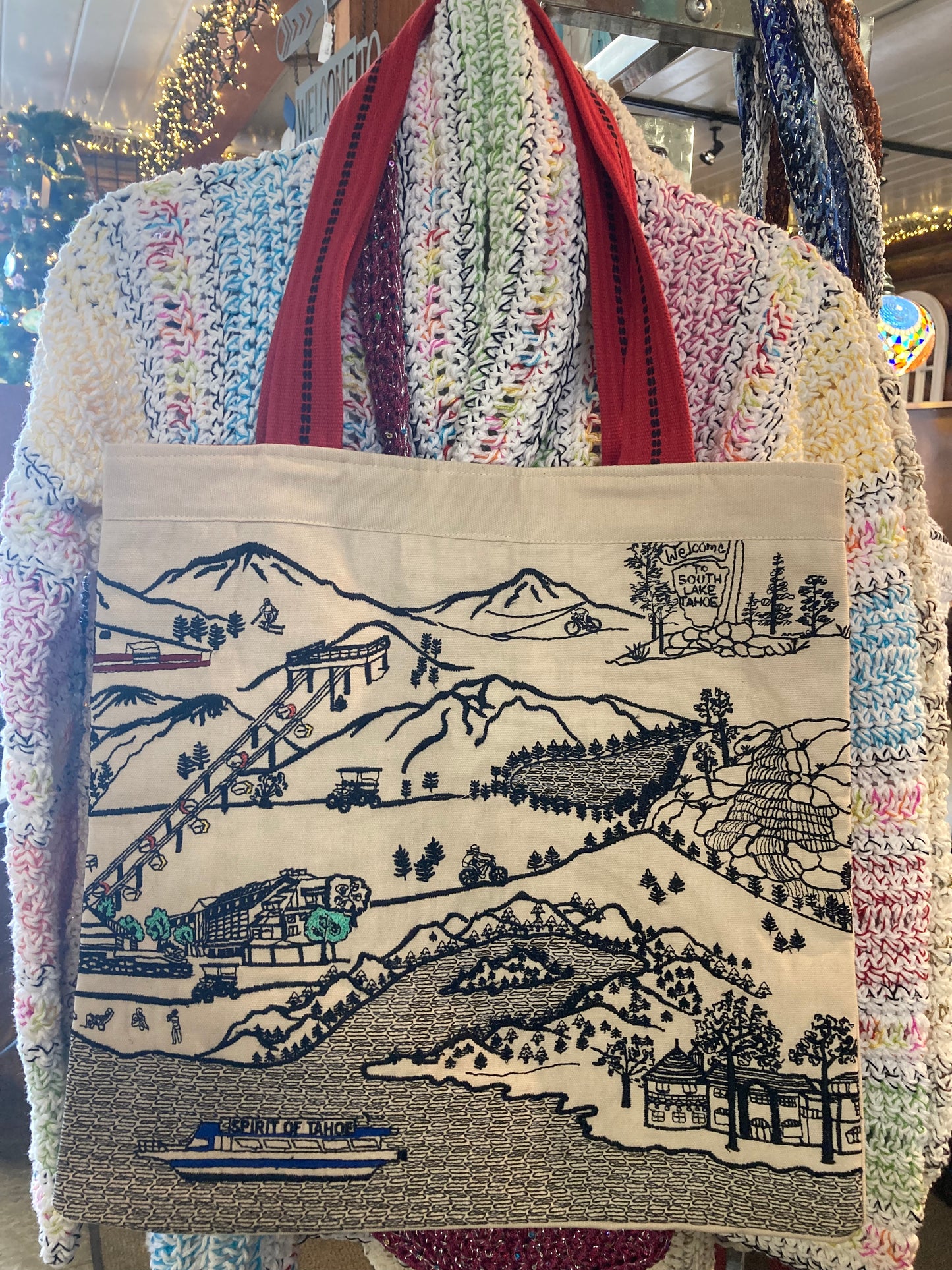 Custom South Lake Tahoe Tote Bag